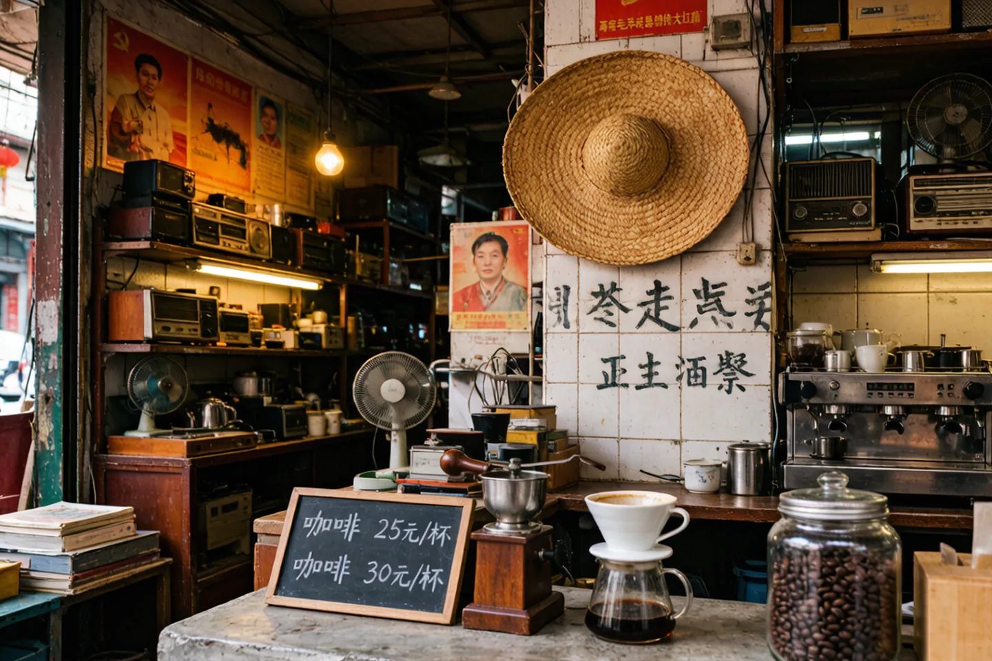 甘叔咖啡·九阳老店 示意